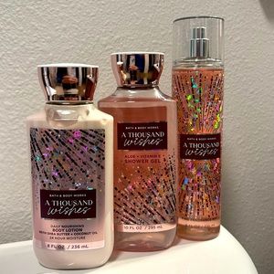 BRAND NEW B&BW A Thousand Wishes Bath Trio